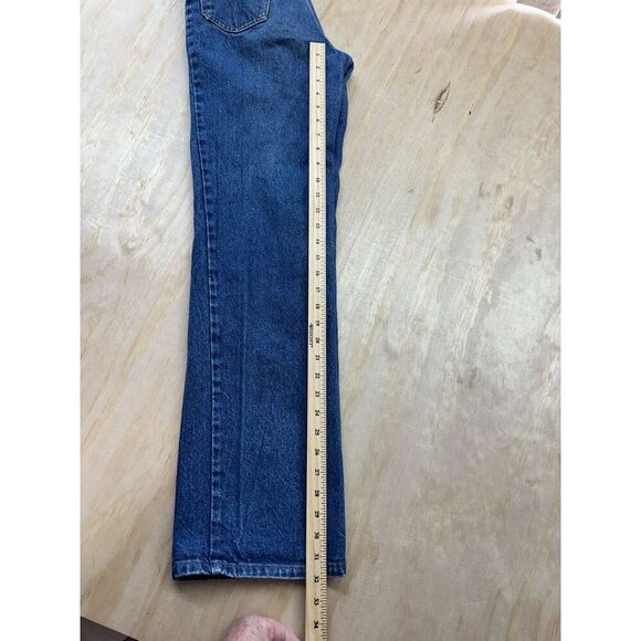 VTG 1970s SUPER HIGH-WAIST Levi's Orange Tab DARK INDIGO WASH Jeans Sz-24 Waist - Picture 7 of 7